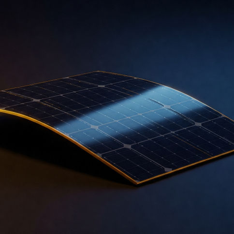 RDCグラフェンとRDC CNTの次世代太陽電池「ペロブスカイト」の電極材料での用途で使用イメージ