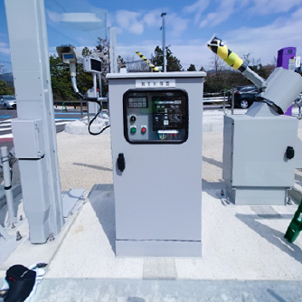 積雪センサーの設置例