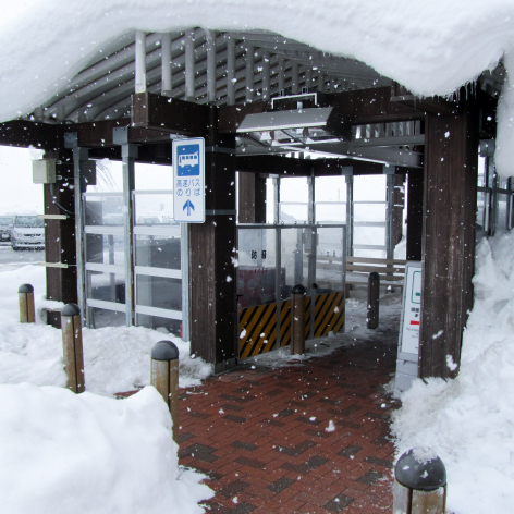 SA・PAエリア周辺の融雪装置設置イメージ