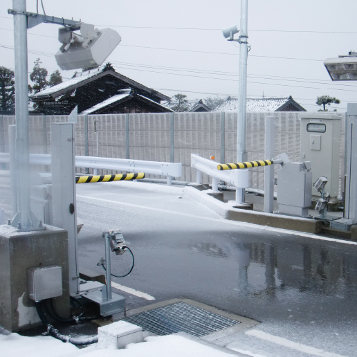 ICの遠赤外線融雪装置設置イメージ