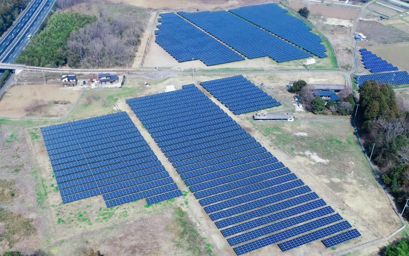 茨城県水戸市メガソーラー施設1