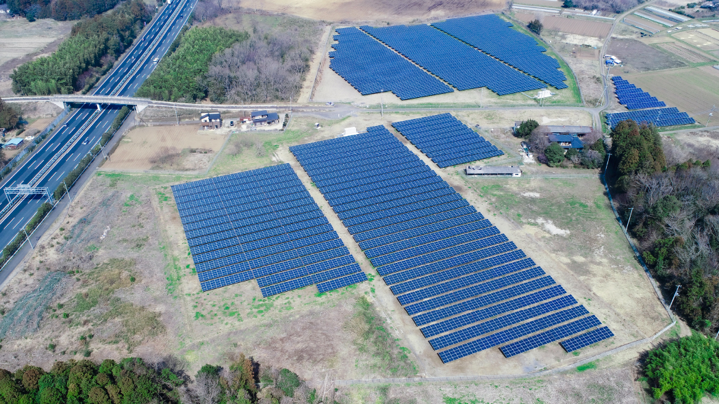 福岡県田川郡メガソーラー施設