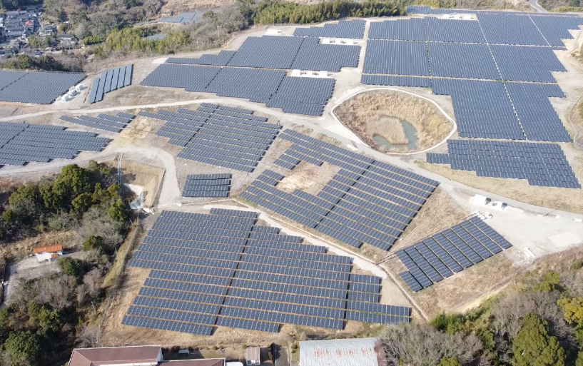 福岡県田川郡メガソーラー施設3
